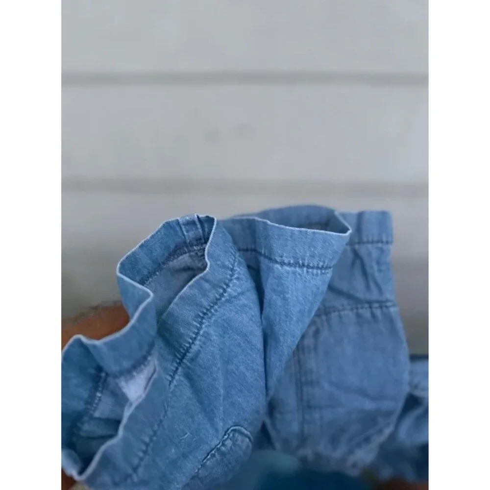 Female kids -Style Denim Romper – Size 4T